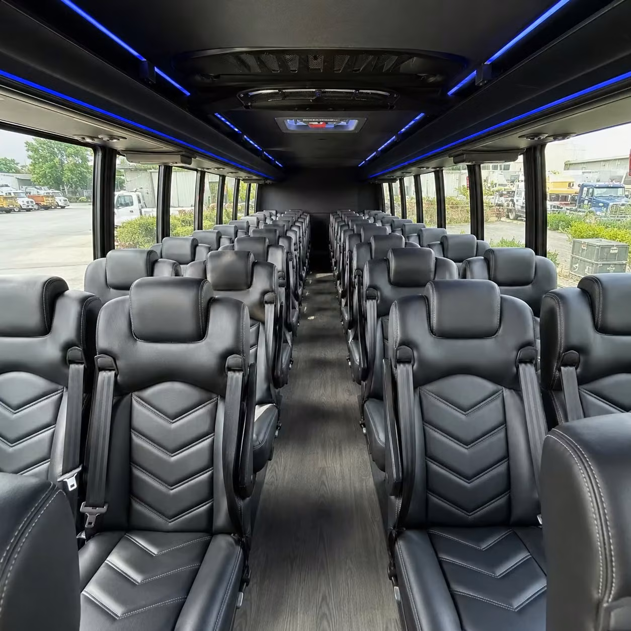 25 passenger minibus inside