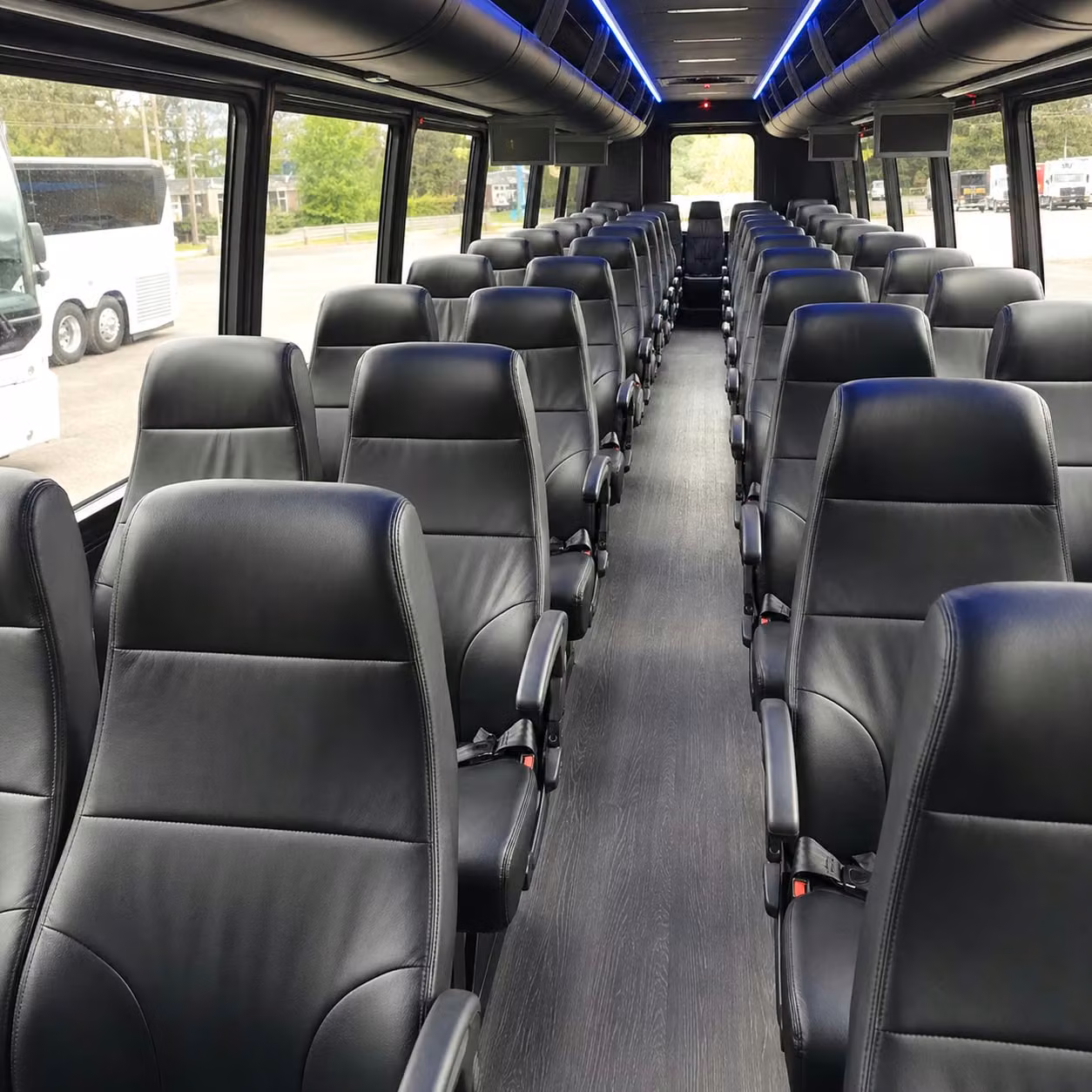 28 passenger minibus interior