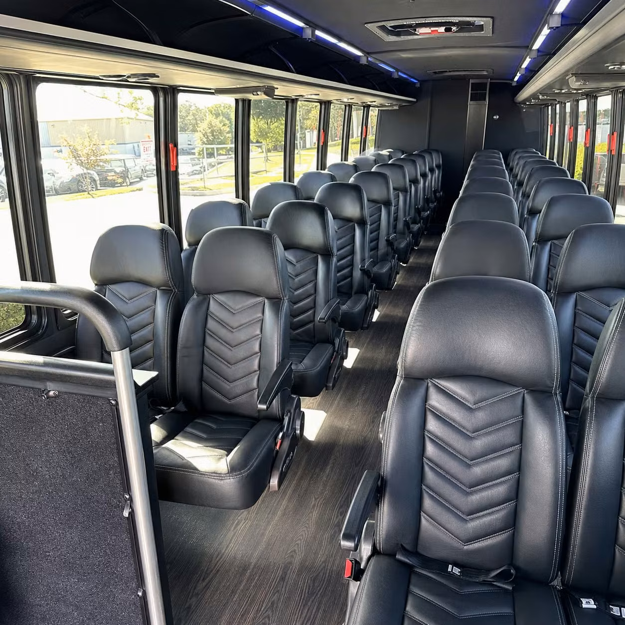 30 passenger minibus inside