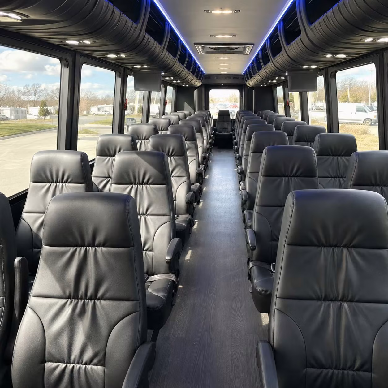 30 passenger minibus interior