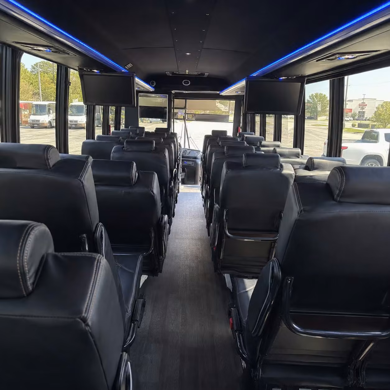35 passenger minibus inside