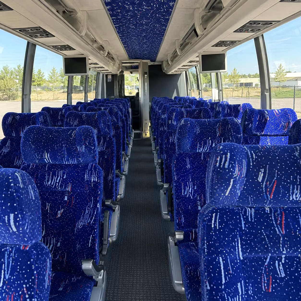 kent charter bus interior