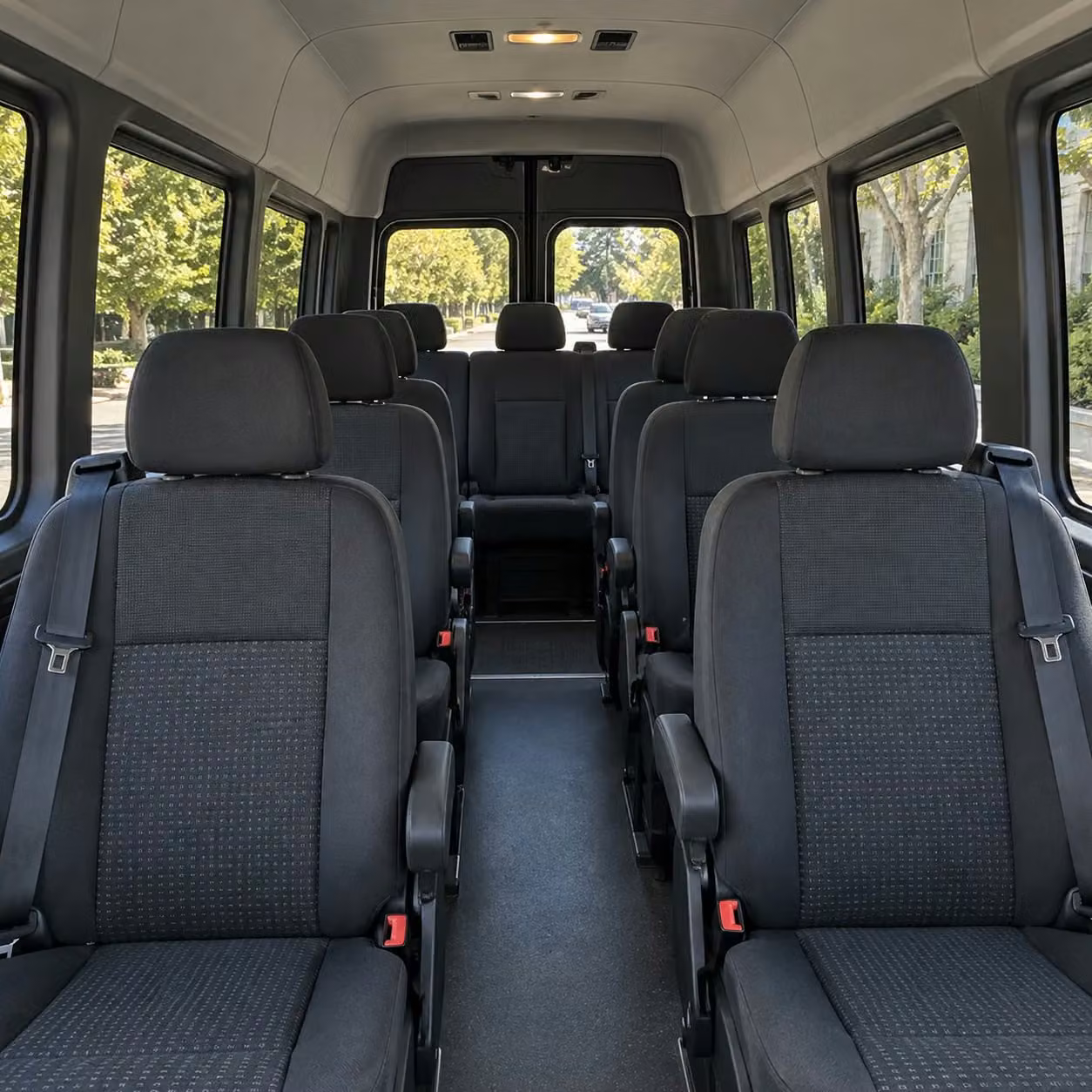 sprinter van with driver interior